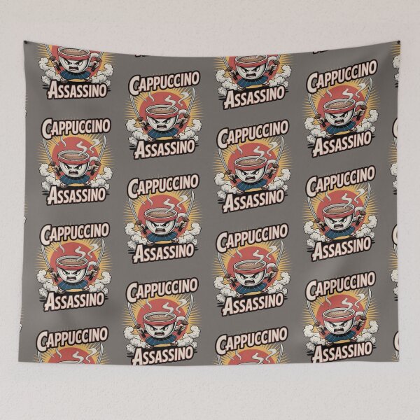Item preview, Cappuccino Assassino Italian Meme designed and sold by AniArtPL.