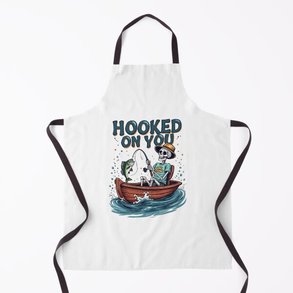 Item preview, Hooked On You Skeleton Fishing Design designed and sold by GesparHouse.