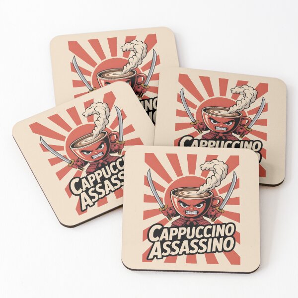 Item preview, Cappuccino Assassino Italian Meme designed and sold by AniArtPL.
