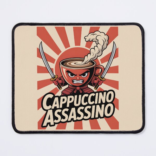 Item preview, Cappuccino Assassino Italian Meme designed and sold by AniArtPL.