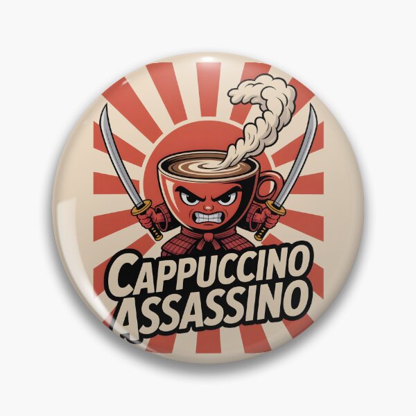 Item preview, Cappuccino Assassino Italian Meme designed and sold by AniArtPL.