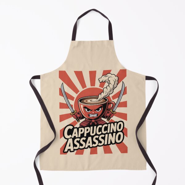 Item preview, Cappuccino Assassino Italian Meme designed and sold by AniArtPL.