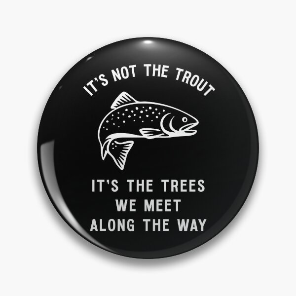 Item preview, Funny Fly Fishing for Trout designed and sold by Huhnerdieb Apparel.