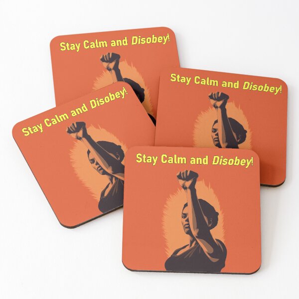 Item preview, Stay Calm and Disobey - Design 1 designed and sold by JoeNeckbone's Hangout.