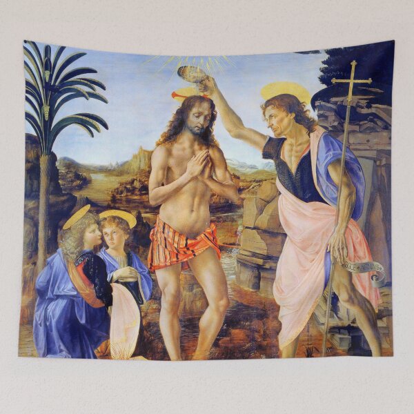 Item preview, Baptism of Christ (1470-1480) designed and sold by stevepmp.
