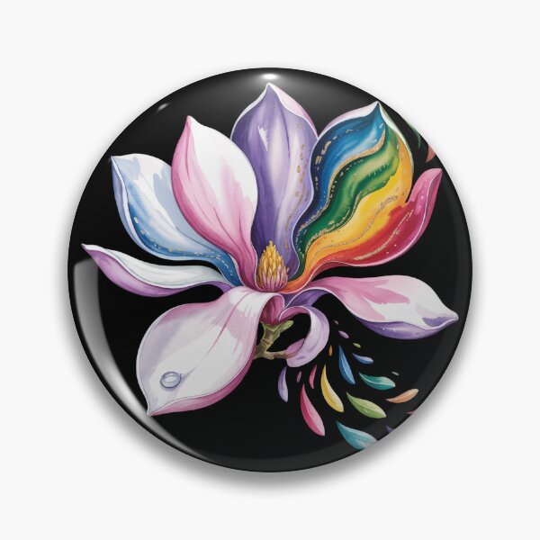 Item preview, Magnolia Blossom Colorful Watercolor designed and sold by MadCatPrints.