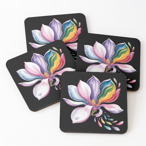 Item preview, Magnolia Blossom Colorful Watercolor designed and sold by MadCatPrints.
