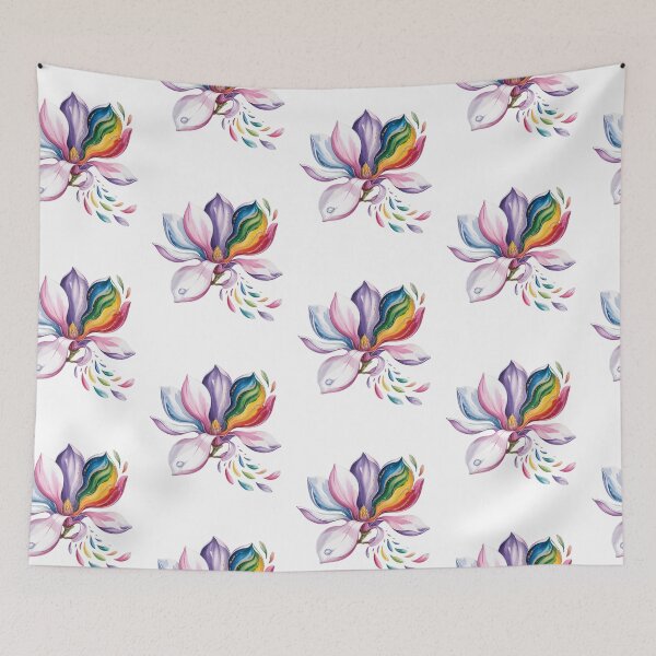 Item preview, Magnolia Blossom Colorful Watercolor designed and sold by MadCatPrints.