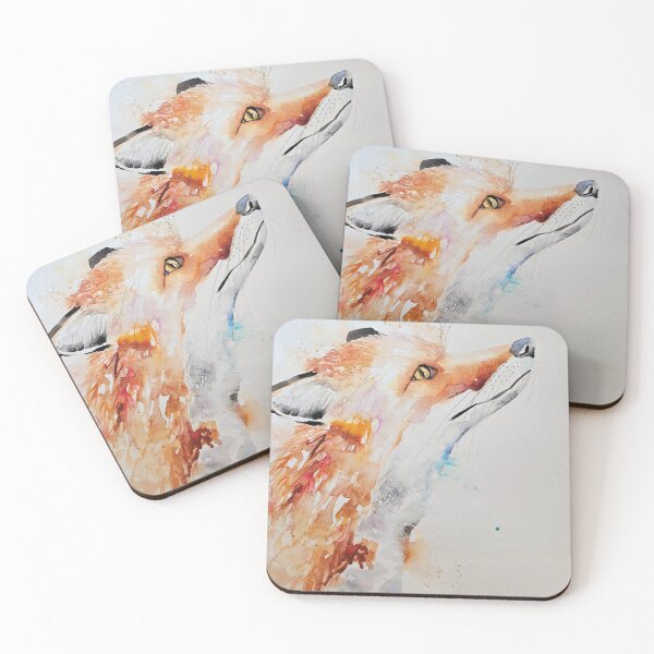 Item preview, Loose style watercolour painting of a Fox by Elle Smith Art designed and sold by Elle-Smith-Art.