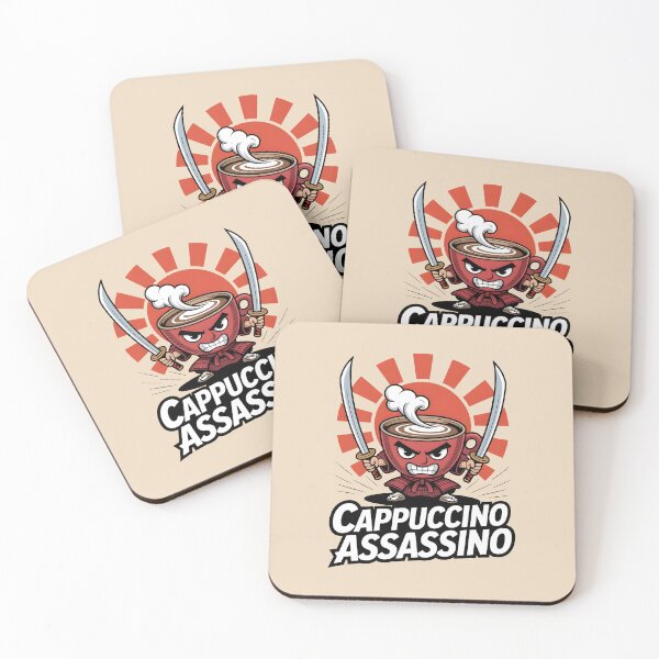 Item preview, Cappuccino Assassino Italian Meme designed and sold by AniArtPL.