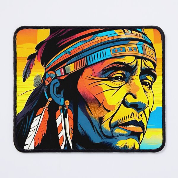 Item preview, Old warrior. Master of the prairie. designed and sold by Senior-Kuzmin.