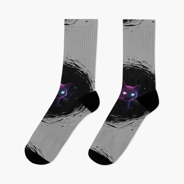 Item preview, Circuit Cat: Watcher of the Grid – Neon Guardian Art | Design by EgyApe designed and sold by egyape ⭐⭐⭐⭐⭐.