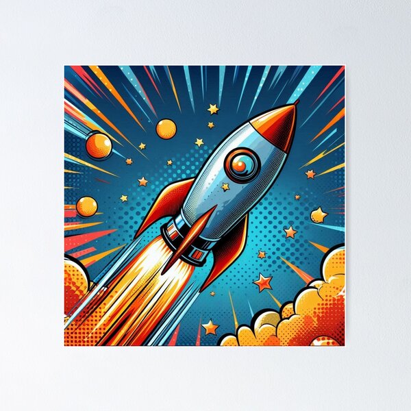Item preview, the rocket that goes to space designed and sold by Dogandesighn.