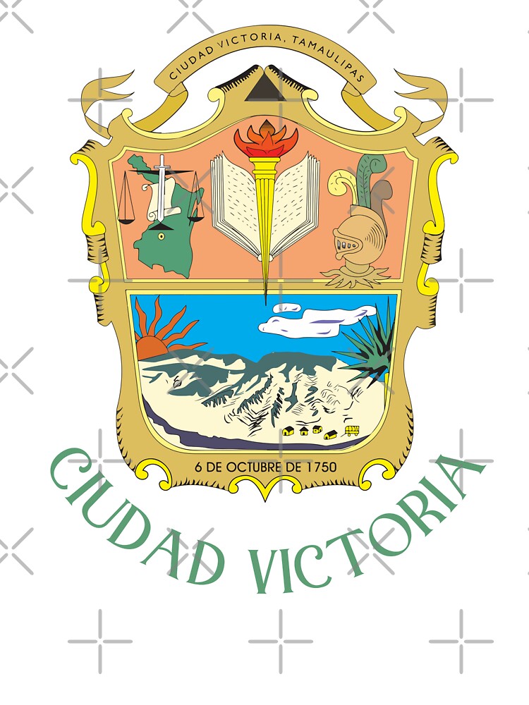 Thumbnail 2 of 2, Kids T-Shirt, Coat of Arms Ciudad Victoria, Mexico designed and sold by jeshands.