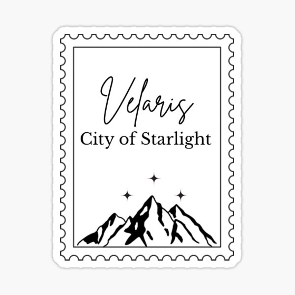 Item preview, City of Starlight | stamp | acotar | velaris designed and sold by acourtofwings.