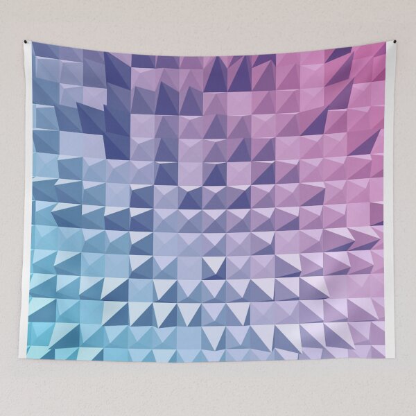 Item preview, "Abstract 3D Pink and Blue Cubes - Geometric Art Design for Clothing, Accessories & Home Décor Lovers" designed and sold by knalpot-design.