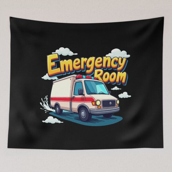 Item preview, Funny Emergency room designed and sold by medicalzone.