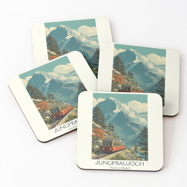 Item preview, Jungfraujoch Poster – Mountain Railway to the Top of Europe designed and sold by TuncGK.