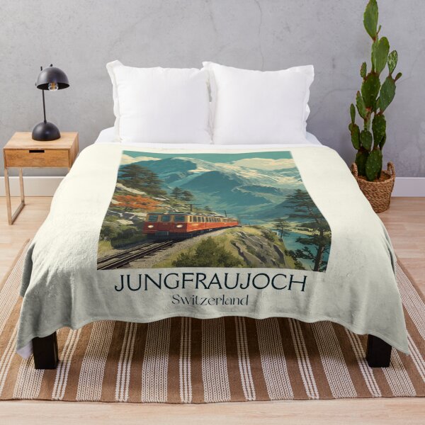 Item preview, Jungfraujoch Poster – Mountain Railway to the Top of Europe designed and sold by TuncGK.