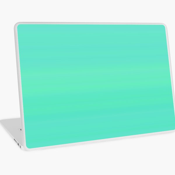 233. Green-Turquoise Stripes Laptop Skin