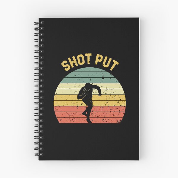 Item preview, Shot Put Retro Sunset Shot Putter Silhouette designed and sold by StrideSuccess.
