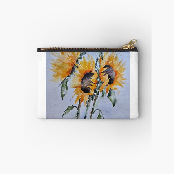 Item preview, Loose watercolour messy art painting of Sunflowers by Elle Smith Art designed and sold by Elle-Smith-Art.