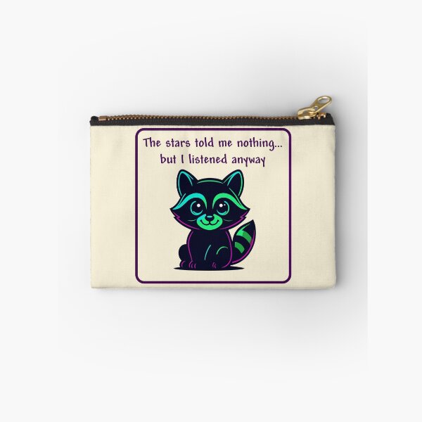 Item preview, Mystical raccoon – funny cosmic quote designed and sold by EchoOfSilence.