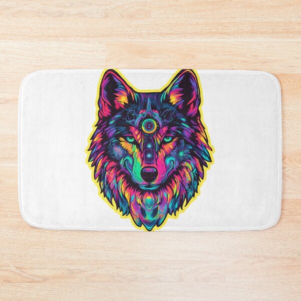 Item preview,  Colorful Polygonal Wolf Head designed and sold by Kollibri.