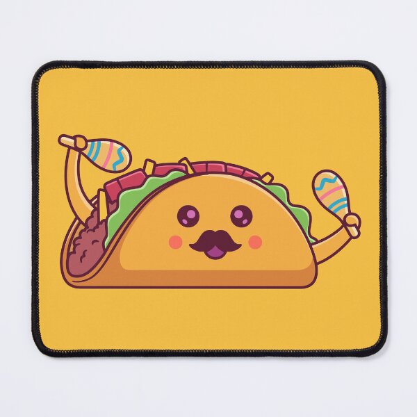 Item preview, Cute cartoon of happy taco character playing maracas. designed and sold by alvariski.