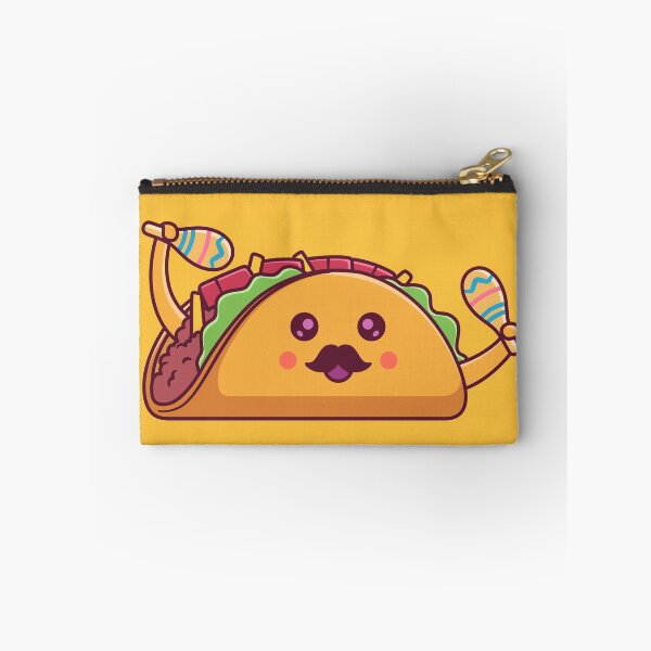 Item preview, Cute cartoon of happy taco character playing maracas. designed and sold by alvariski.