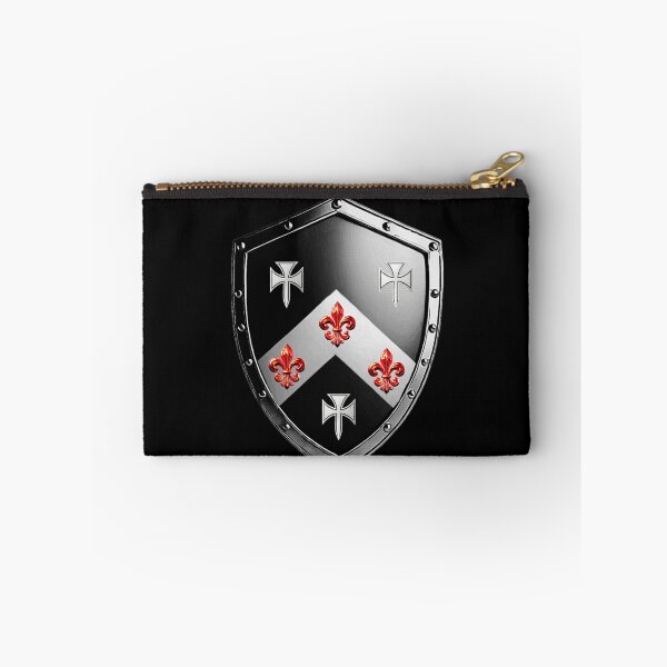 Item preview, Smith Family Shield Bold Cross & FleurdeLis Heraldry Emblem designed and sold by Highlandkings.
