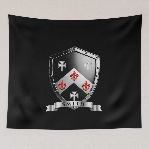 Item preview, Smith Family Heraldic Shield Custom Name Banner Edition designed and sold by Highlandkings.