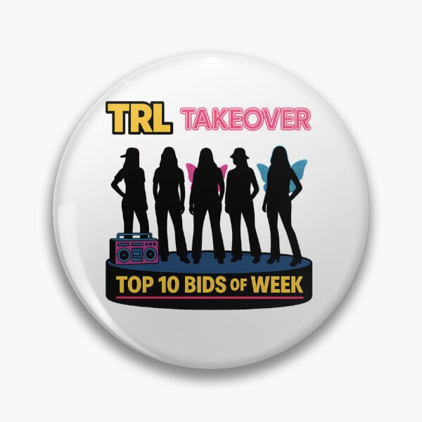 Item preview, TRL Takeover – Top 10 Bids of the Week Sticker designed and sold by summer-loving.