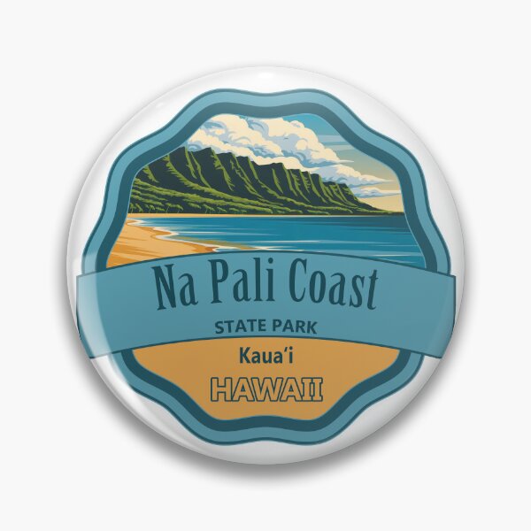 Item preview, Nā Pali Coast State Park, Kauaʻi Island, Hawaii designed and sold by Wanderful-roads.