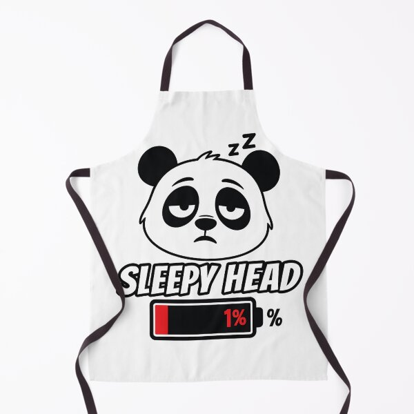 Item preview, Sleepy Panda Low Battery – Funny Tired Animal designed and sold by PixelNovaStudio.