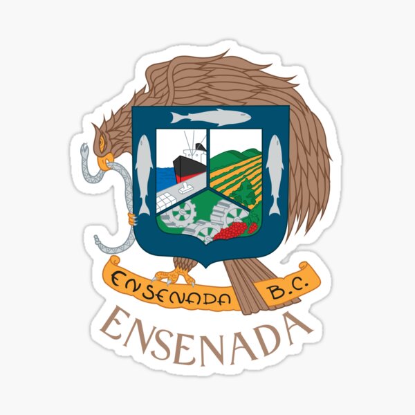 Coat of Arms Ensenada, Mexico Sticker