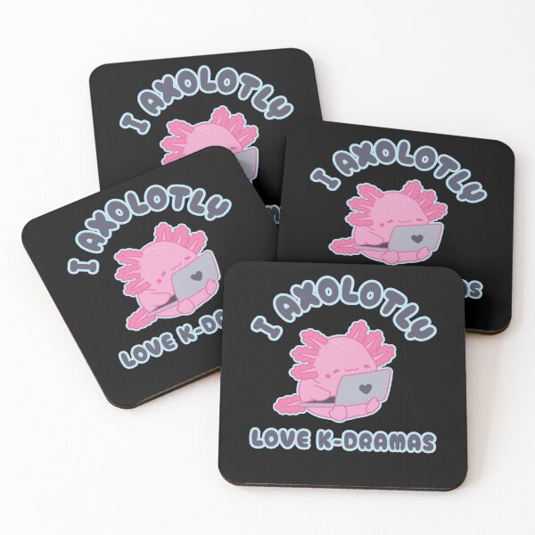 Item preview, I Axolotly Love K-Dramas – Neon Seoul Style designed and sold by KGlam.