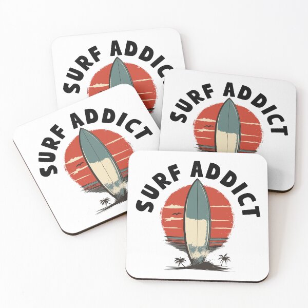 Item preview, Surf Addict (with Black Lettering) designed and sold by VelvetRoom.
