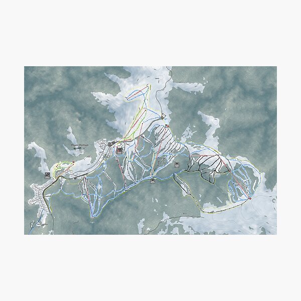 Item preview, Mount Hotham Resort designed and sold by Mapsynergy Skimaps.
