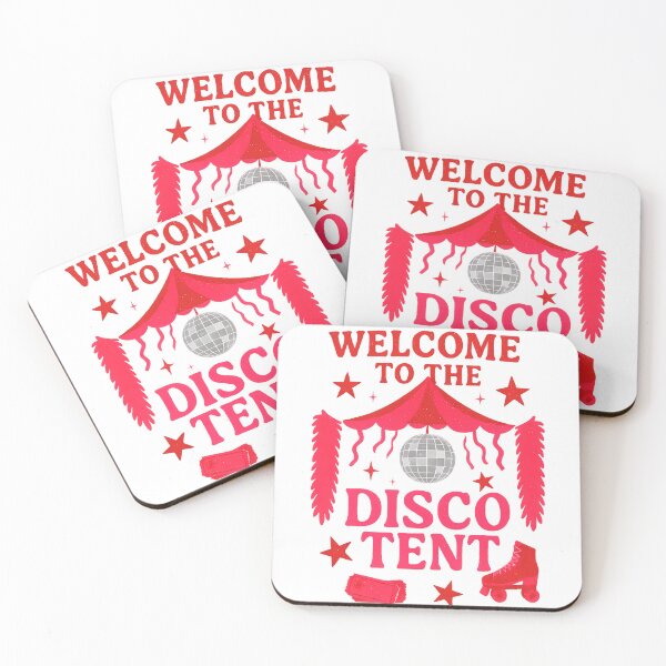Item preview, Welcome to the Disco Tent – Roller Rink Sorority Sticker designed and sold by summer-loving.
