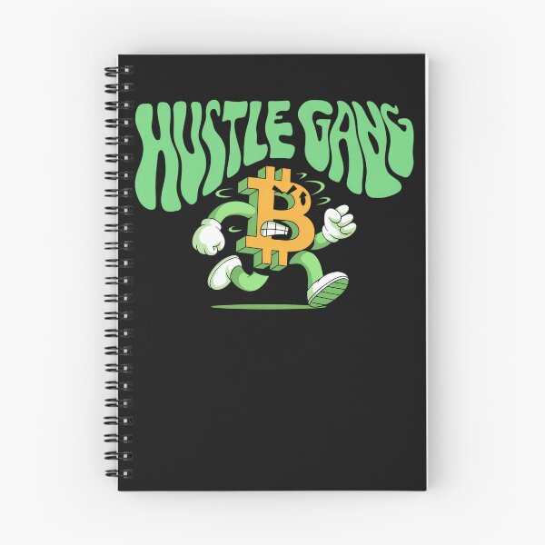 Item preview, Bitcoin Hustle Gang Cartoon Crypto Design designed and sold by MTJ-Mushrooms.