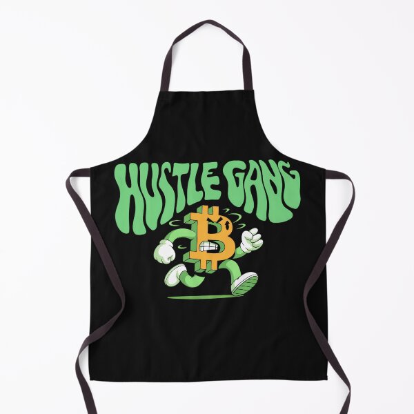 Item preview, Diseño criptográfico de caricatura de Bitcoin Hustle Gang designed and sold by MTJ-Mushrooms.