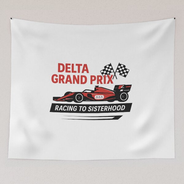 Item preview, Delta Grand Prix – Racing to Sisterhood Sticker designed and sold by summer-loving.