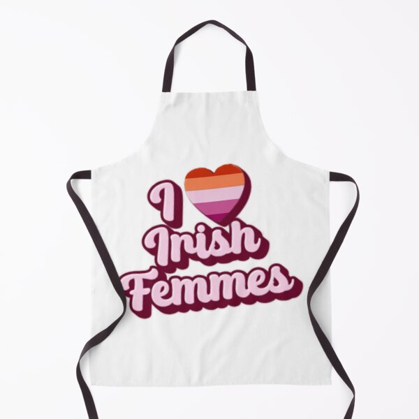 Item preview, I Heart Irish Femmes WordArt Gay Sticker designed and sold by feardeargcrafts.