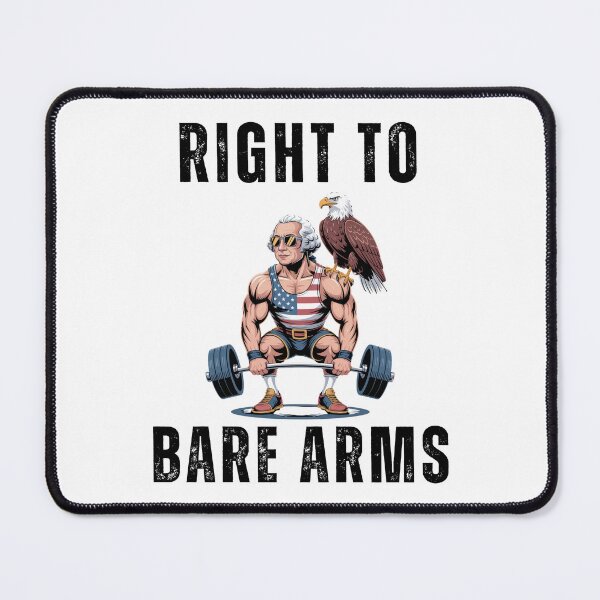 Item preview, Right to bare arms George Washington deadlifting funny designed and sold by snowry.