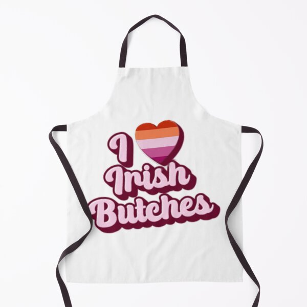 Item preview, I Heart Irish Butches WordArt Gay Sticker designed and sold by feardeargcrafts.