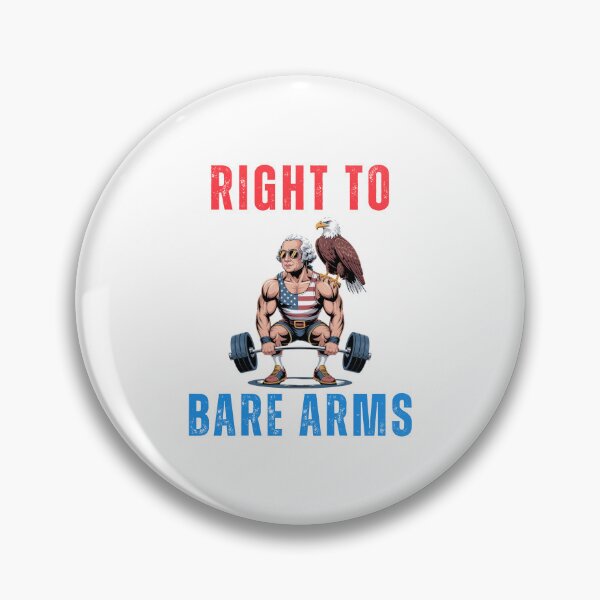 Item preview, Right to bare arms George Washington deadlifting humor designed and sold by snowry.
