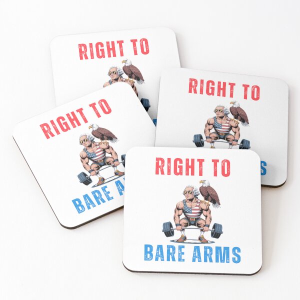 Item preview, Right to bare arms George Washington deadlifting humor designed and sold by snowry.