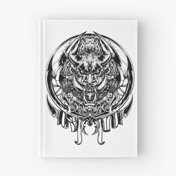 Item preview, Satanic Demon Skull – Dark Gothic Symmetrical Line Art designed and sold by Philip-p22.