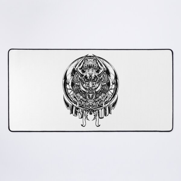 Item preview, Satanic Demon Skull – Dark Gothic Symmetrical Line Art designed and sold by Philip-p22.